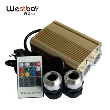 32 Вт двухпортовый волоконно-оптический двигатель RGBW светодиодный ИК/РЧ-оптические волоконные лампы устаренный потолок ночной Декор