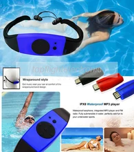 003 4gb/8gb à prova dwaterproof água ipx8 mergulho natação surf mp3 player fone de ouvido rádio fm music player