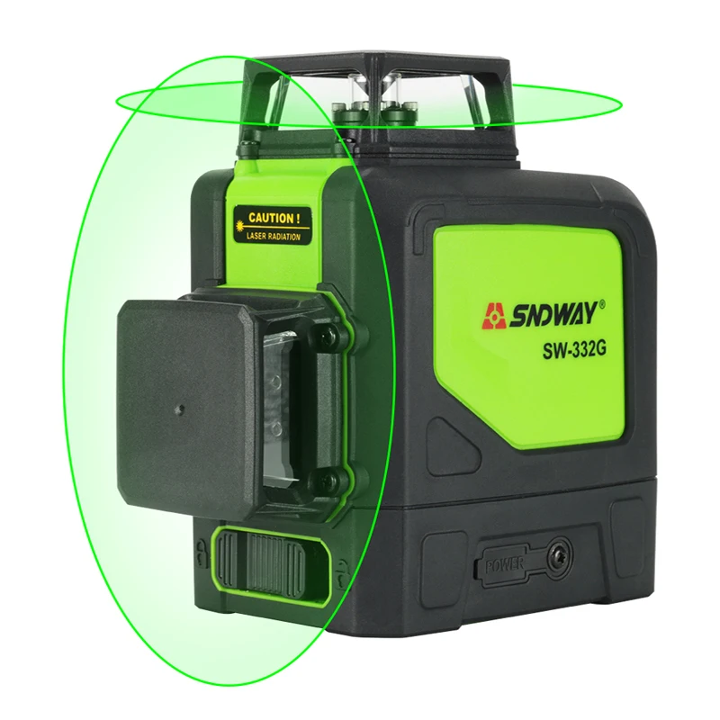 

Sndway 8 lines laser level 360 Horizontal And Vertical Cross Powerful Red Laser Beam Line leveler 2D Laser Level Self-Leveling