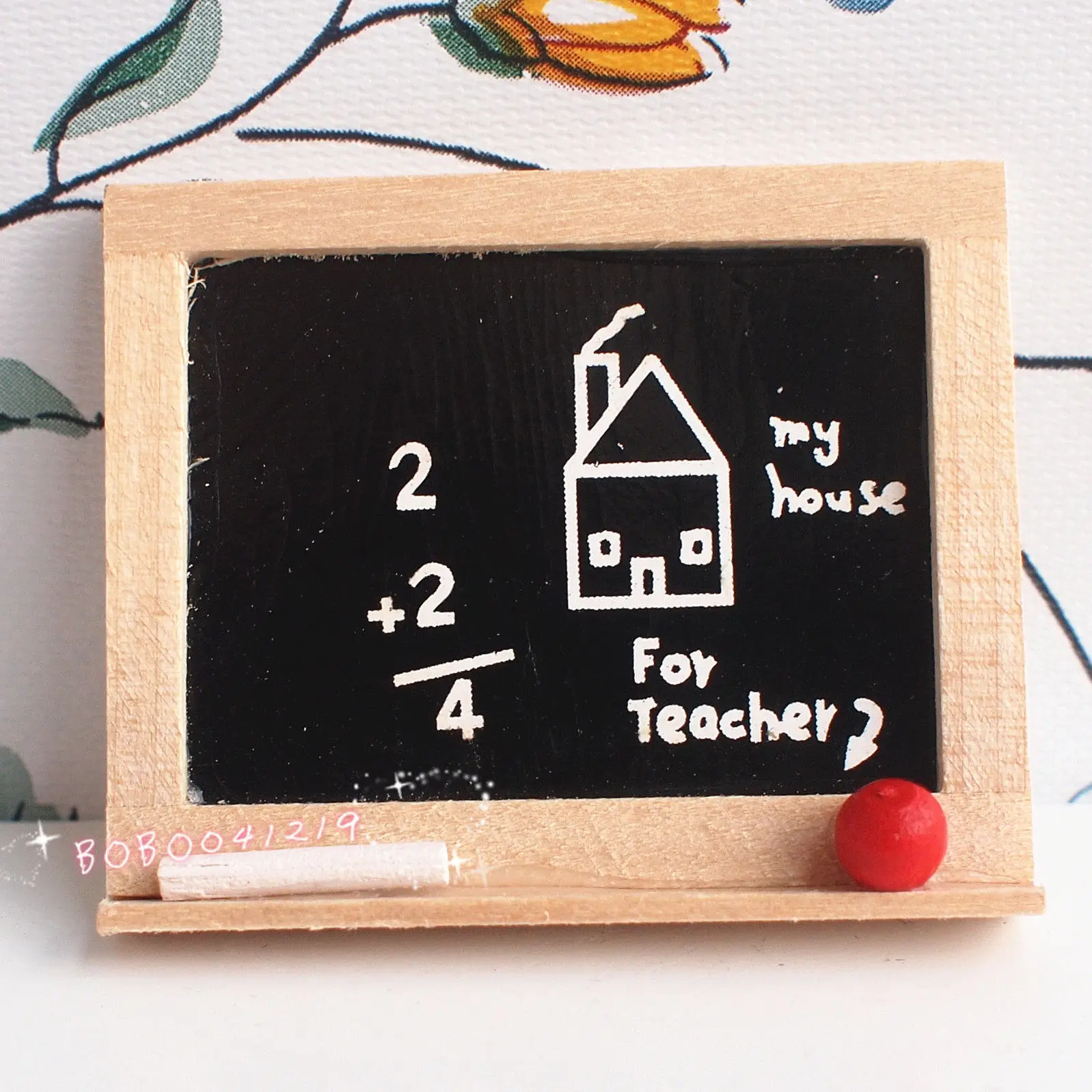 

Dollhouse Miniature 1:12 Toy A Set Of Chalk Board Length 4.3cm B27