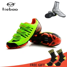 Велосипедная обувь Tiebao мужские велосипедные ботинки дышащие Pro самоблокирующиеся велосипедная обувь гоночные спортивные Zapatillas Кроссовки Ciclismo