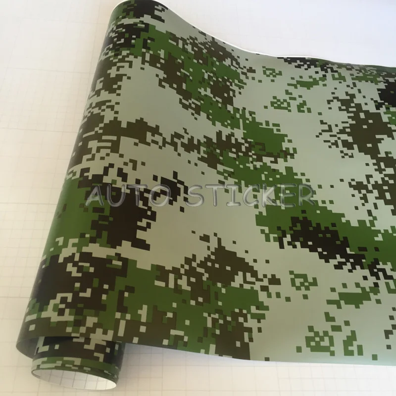 army green digit camo vinyl sticker 8
