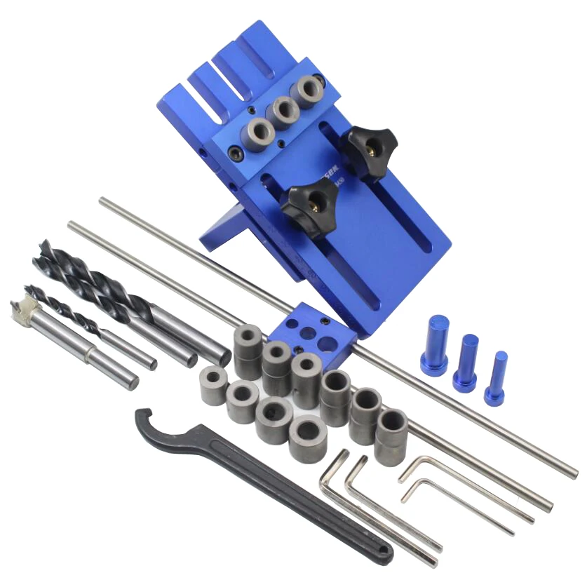 08450 drilling guide kit,Woodworking tool,3 in 1 Drilling locator,DIY Woodworking Joinery High