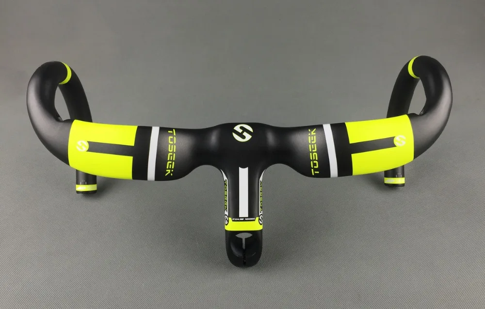 Carbon Bicycle Handlebar TOSEEK Bicycle Bent Bar Road Bike