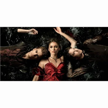 

Bamboo Fiber Bath Towels For Adults 140x70cm Drying Washcloth The Vampire Diaries Print Beach Towels Home Textile Bathroom Gift