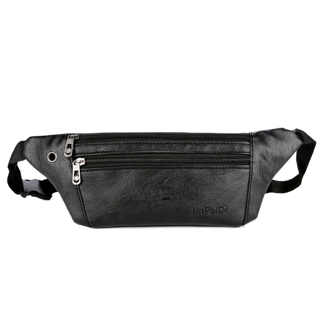 2019 Casual Leather Waist Bag Men Money Phone Fanny Pack Vintage Men&#39;s Leather Waist Belt Bag ...