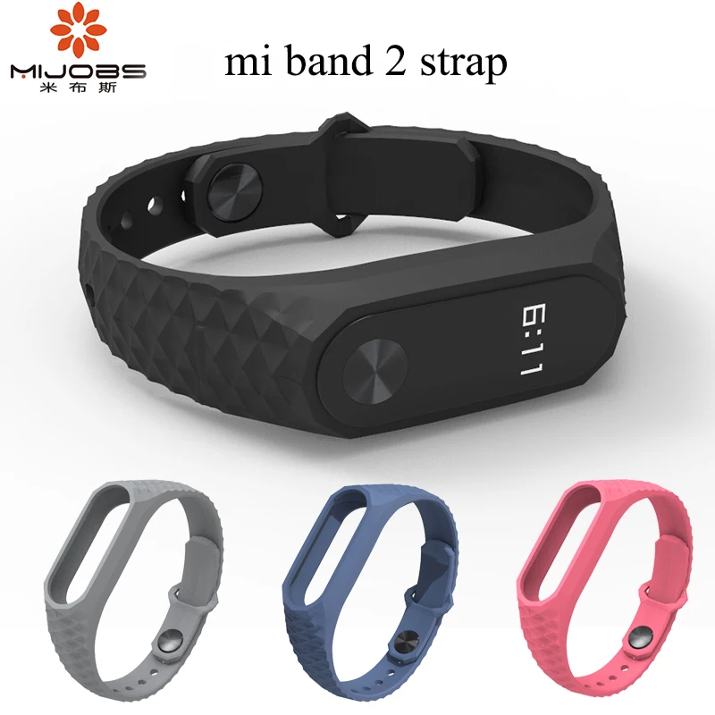 Новые силиконовые ремешки Mjobs Miband 2 браслеты Xiaomi Smartband творческие удобные сменные