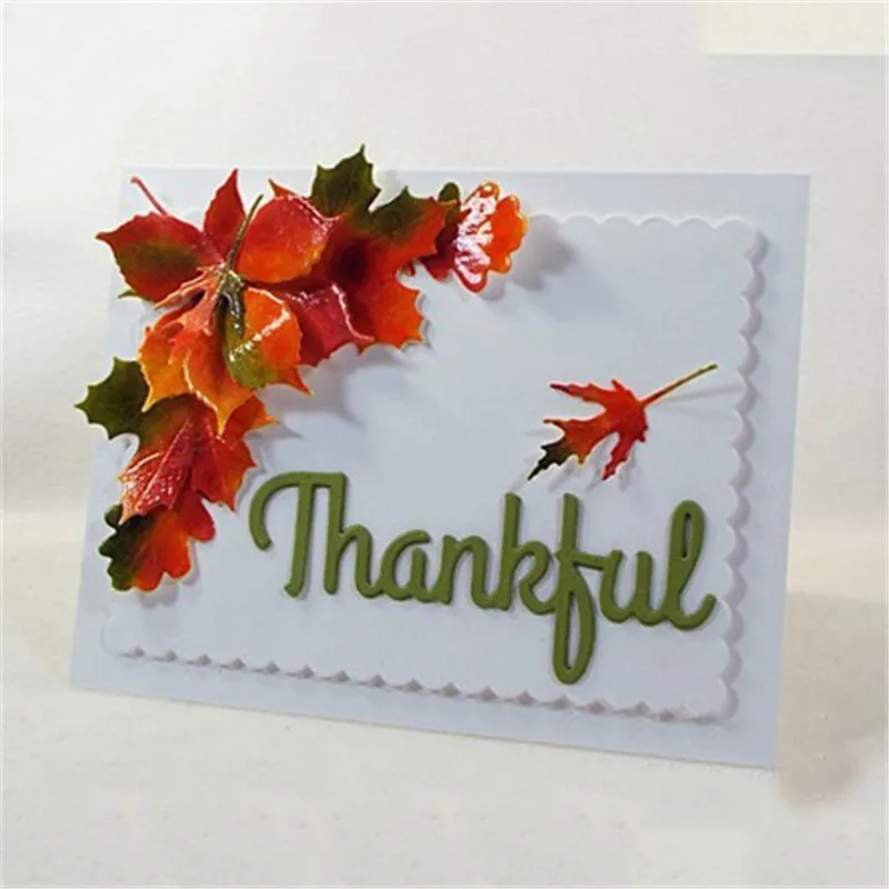 

Eastshape Thankful Letter Metal Cutting Dies for Scrapbooking 2019 New Cutting Dies DIY Album Card Making Decor Paper Craft