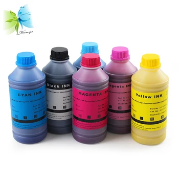 

Winnerjet 6 colors x 500ML best quality UV pigment ink for HP designjet 5000 5000PS 5500 5500PS printer compatible ink for HP 83