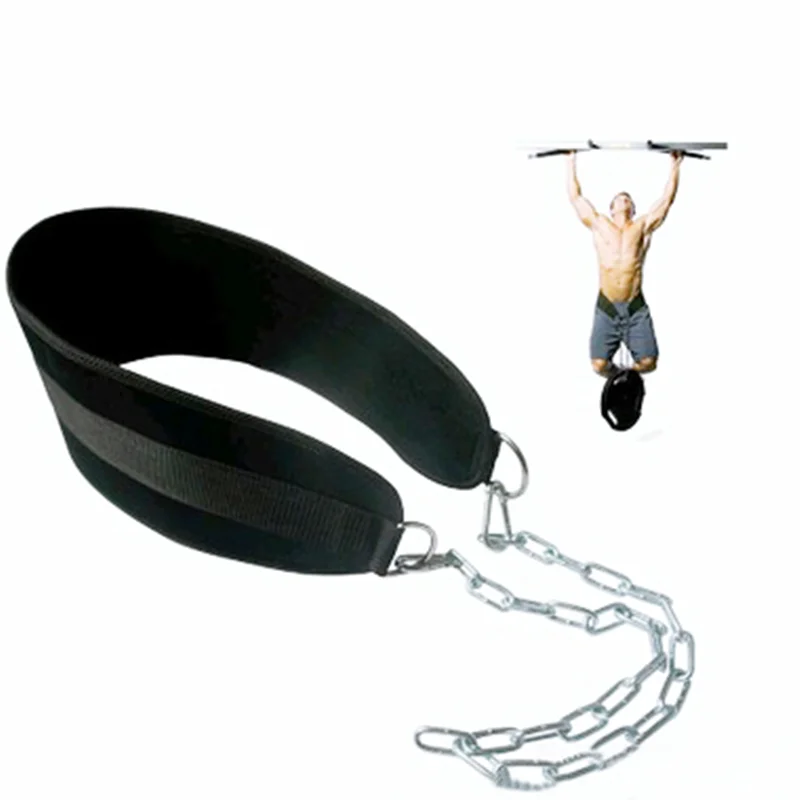 Gym Drop Shipping Dip Belt Weight Lifting Body Waist Strength Training