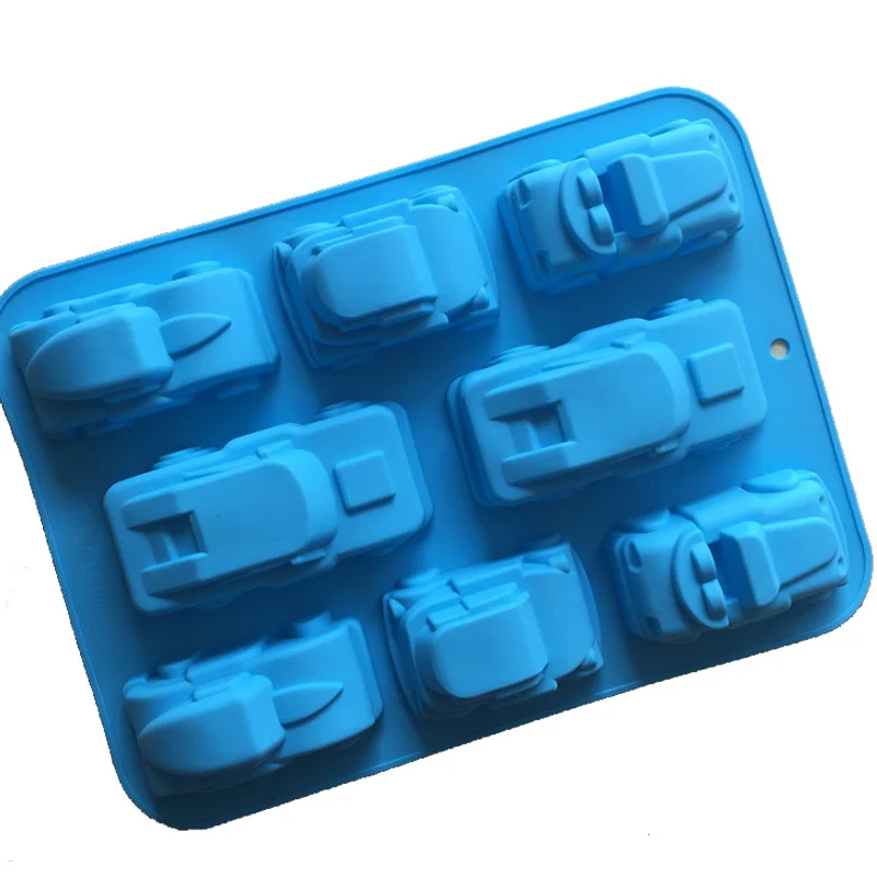 Large size 6 Hloe Vintage Car Silicone Mold Fondant Cake Decorating