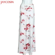 JAYCOSIN женский короткий комбинезон с цветочным принтом юбка с принтом низкая талия длинная юбка z0814