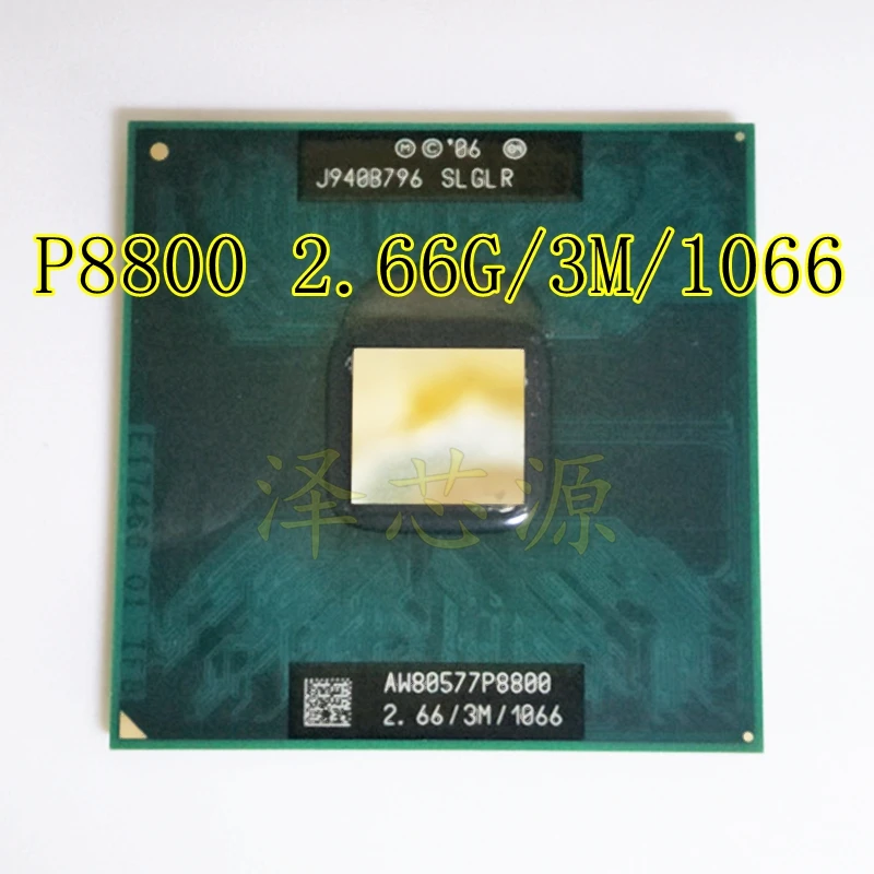 

CPU ordinateur portable Core 2 Duo P8800 CPU 3 M Cache 2.66 GHz 1066 Dual-Core Socket 479 Ordinateur Portable processeur