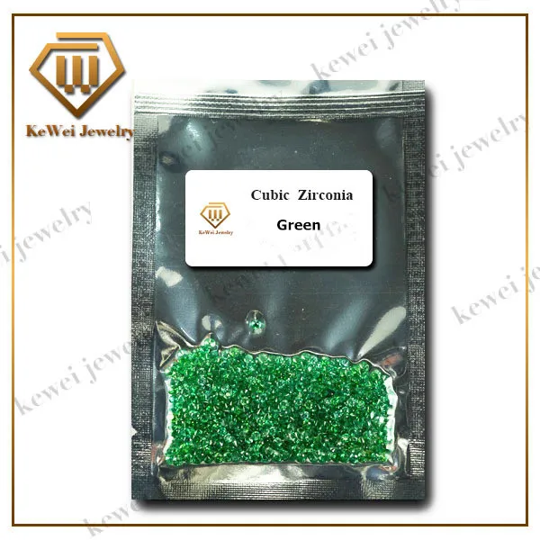 

Wax Setting Green Nano Stone 1.0mm-2.5mm 1000pcs Green Synthetic Nano Gem Stone From Factory