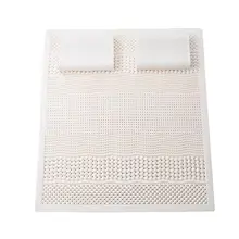 5CM Thickness 7 Zone Natural Latex Mattress With 2PC Pillow Cervical Lumbar Relax Pressure Release Sleeping Bed Mattress