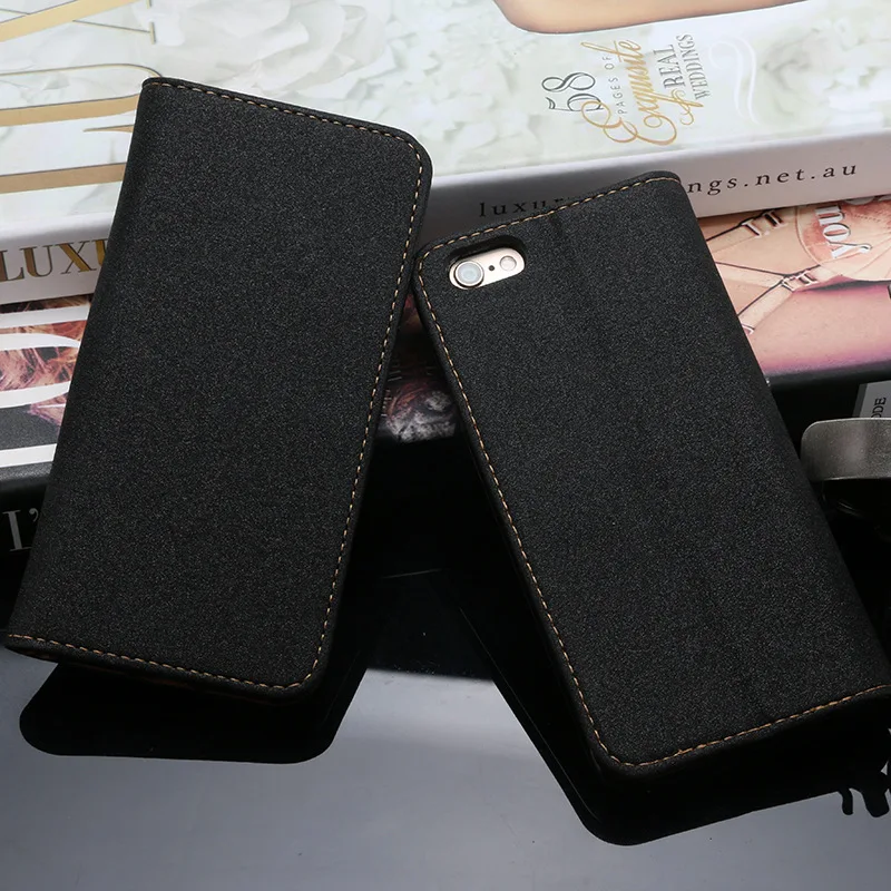 Sumgo PU TPU Cover for iPhone X Case Cover Flip Leather Wallet Cases for iPhone 6