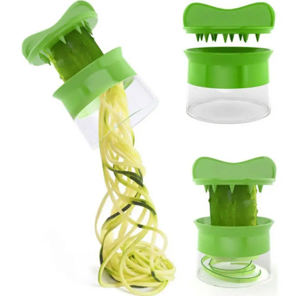 

DIY Kitchen Vegetable Fruit Spiral Slicer Spiralizer Graters Kitchen Tool Gadget Zucchini Pasta Noodle Spaghetti Maker