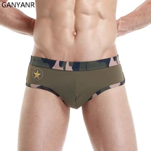 Ganyanr Марка Гей Мужские Купальники для малышек Одежда заплыва Мужские Шорты для купания сексуальный мужской Плавание Трусики для женщин бикини доска Шорты для женщин Sunga выпуклость сумка Пляжная Плавание костюм