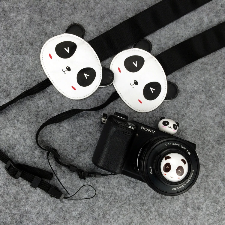 Прекрасный панда плечевой ремень для камеры ремень защитный ремень для Canon Nikon sony Pentax Fujifilm Samsung Panasonic для Leica