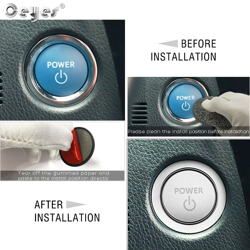 Start Engine Button Ring for TOYOTA (35)