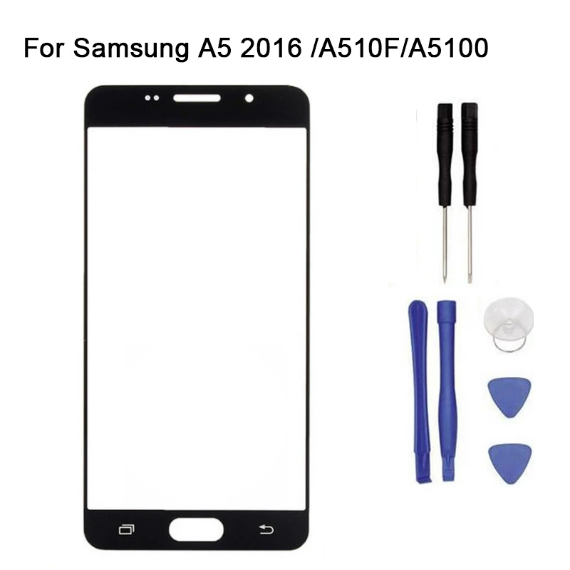 Для samsung Galaxy A3/A5/A7 A310F A510F A710F Переднее стекло для сенсорного экрана замена сенсорной панели+ инструмент