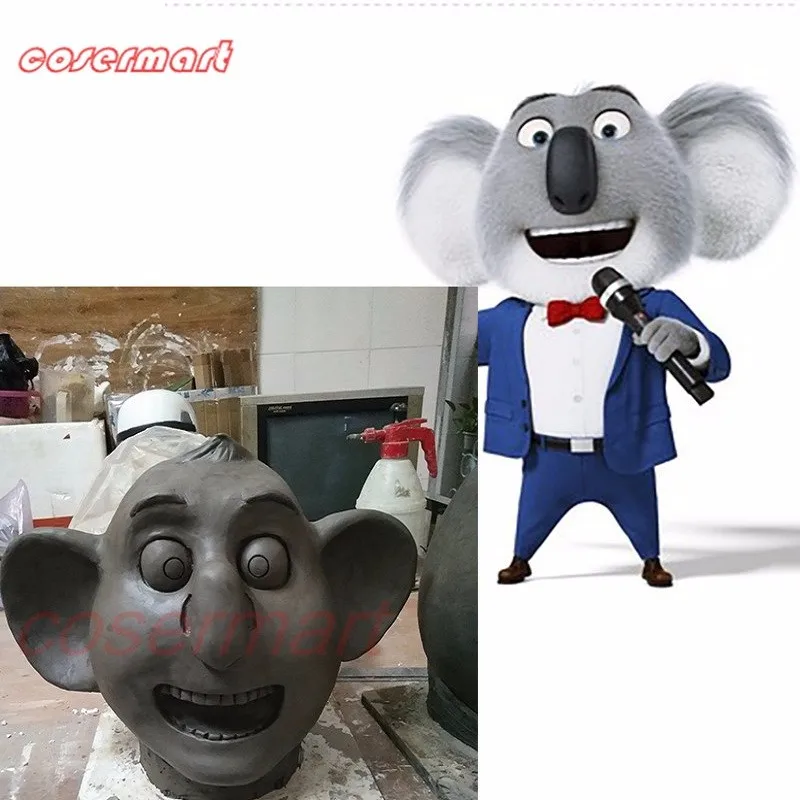 2016 Movie Sing Cosplay  Latex Animal Mask Gorilla Mask Pig Mask Koala Mask Halloween Party