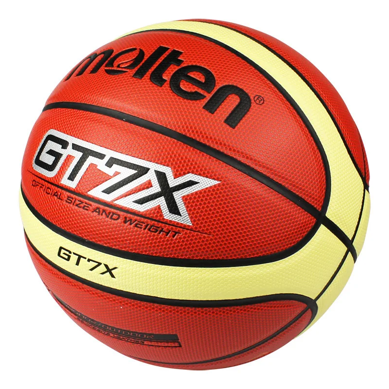 Fundido pelota de baloncesto GT7X/GT7X-2G Tamaño 7 hombre formación de material de la PU oficial profesional calle basquete pelotas de baloncesto Fundido pelota de baloncesto GT7X/GT7X-2G Tamaño 7 hombre formación de material de la PU oficial profesional calle basquete pelotas de baloncesto