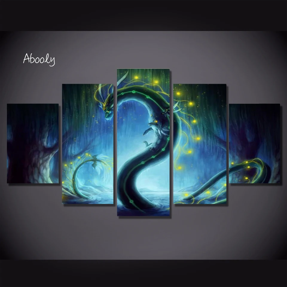 5 Piece Wall Art Prints Game Canvas Picture Home Decor Wall Art Picture