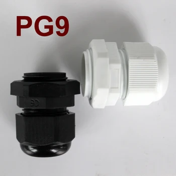 

1 piece IP68 PG9 High Quality Waterproof Nylon Plastic Cable Gland Connector suitable for 4-8mm
