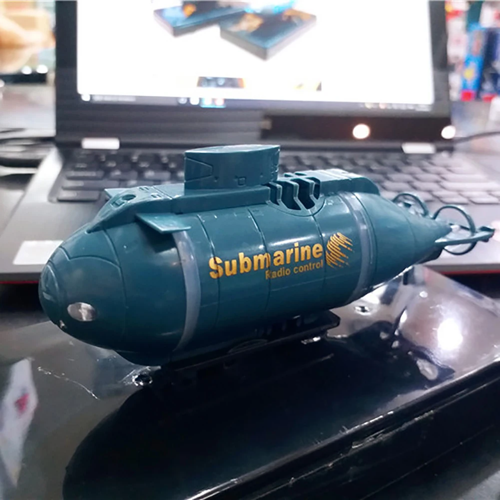 6CH Радио пульт дистанционного управления RTR мини мотор светодиодный подводная лодка детская игрушка с передатчиком