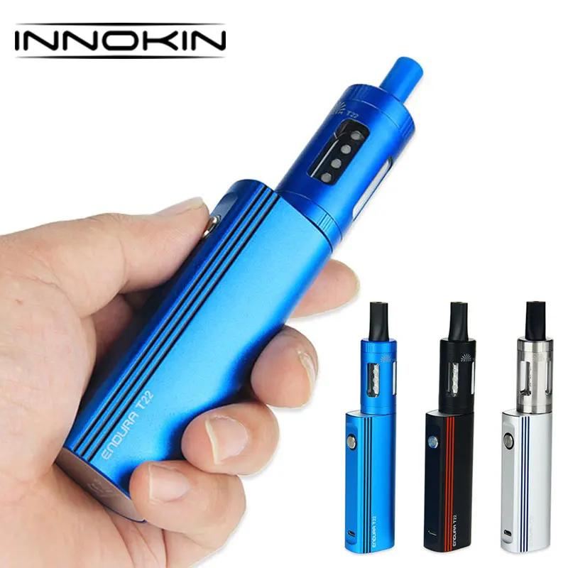 Goede Originele Innokin Endura T22 Kit met 2000 mAh ingebouwde batterij en 4 ml Prisma Tank met coil Innokin Vape Pen 14 W voor Beginners