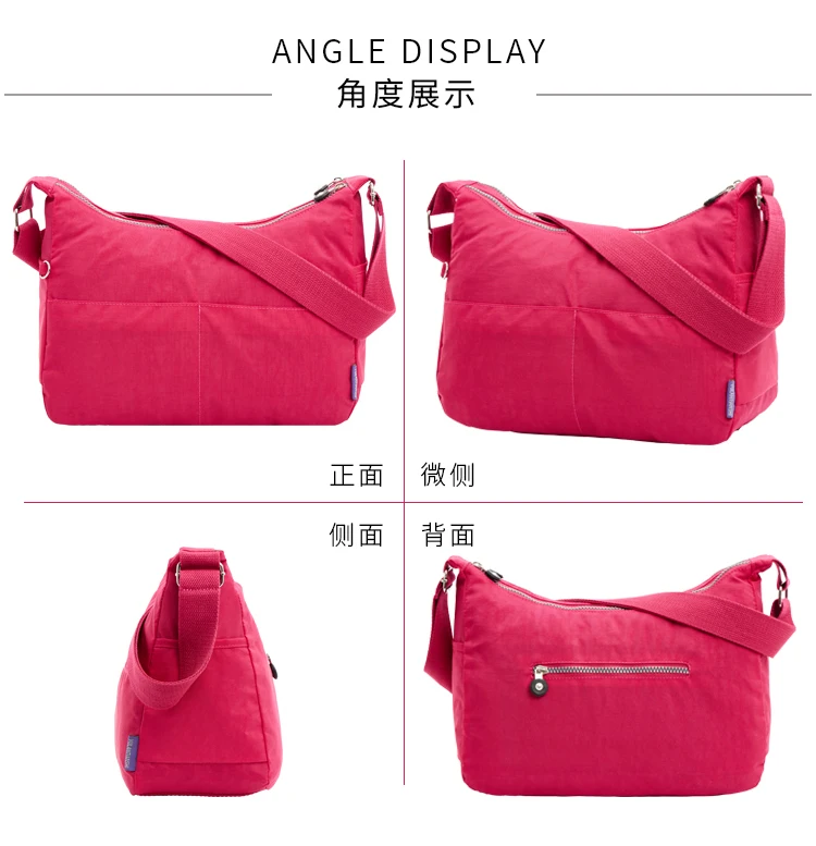 High quality Nylon bag Women Messenger Bags Women Bag Waterproof Nylon Ladies Shoulder Crossbody Bags sac a main bolsa feminina