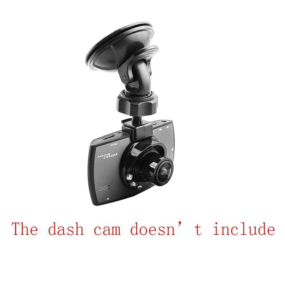 Автомобильный держатель камеры на присоске для приборной панели с адаптером 6 типов, автомобильный держатель под углом 360 градусов для вождения DVR камеры видеокамеры