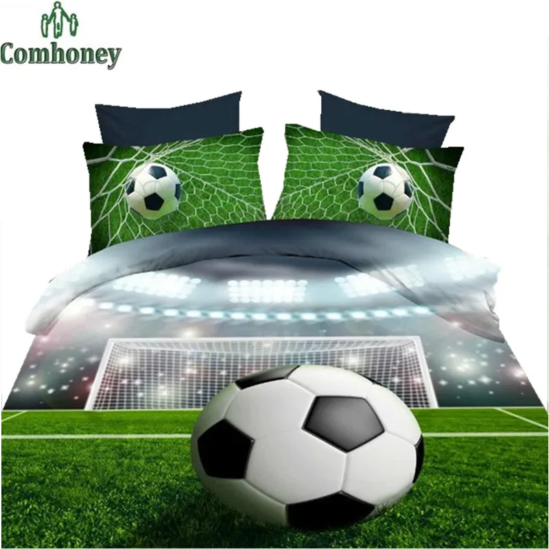 Football Duvet Cover Home Textile 4pcs Sports Crib 3d Bedding Sets