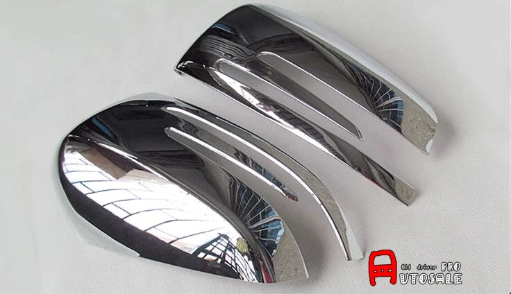 Для Mercedes-Benz GLK-Class X204 2008 2009 2010 2011 2012 2013 2014 2015 Блестящие ABS Chrome Боковая дверь Зеркало