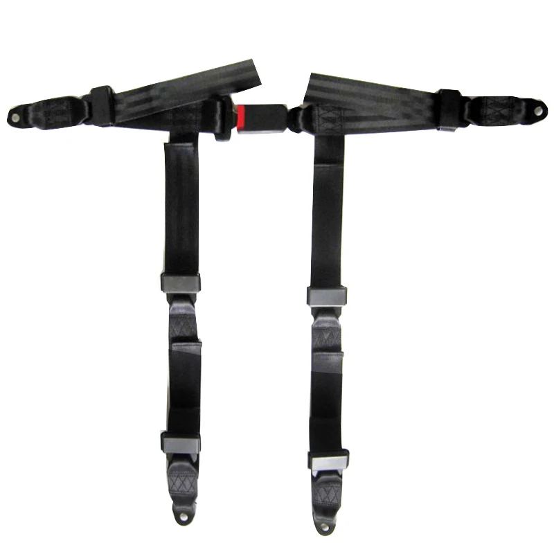 Car modified 4 seat belts adjustable racing seat belts Car safety belt