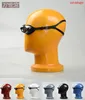 Tête de Mannequin masculin en fibre de verre, tête factice abstraite pour affichage chapeau et écouteurs, 6 couleurs ► Photo 3/6