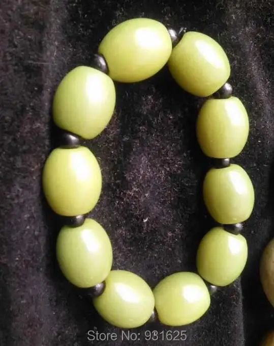 

Natural luminous Fluorite Stone Beads Elastic Lucky Bracelet Fashion bracelet for woman & man Glow in Dark luminous stones