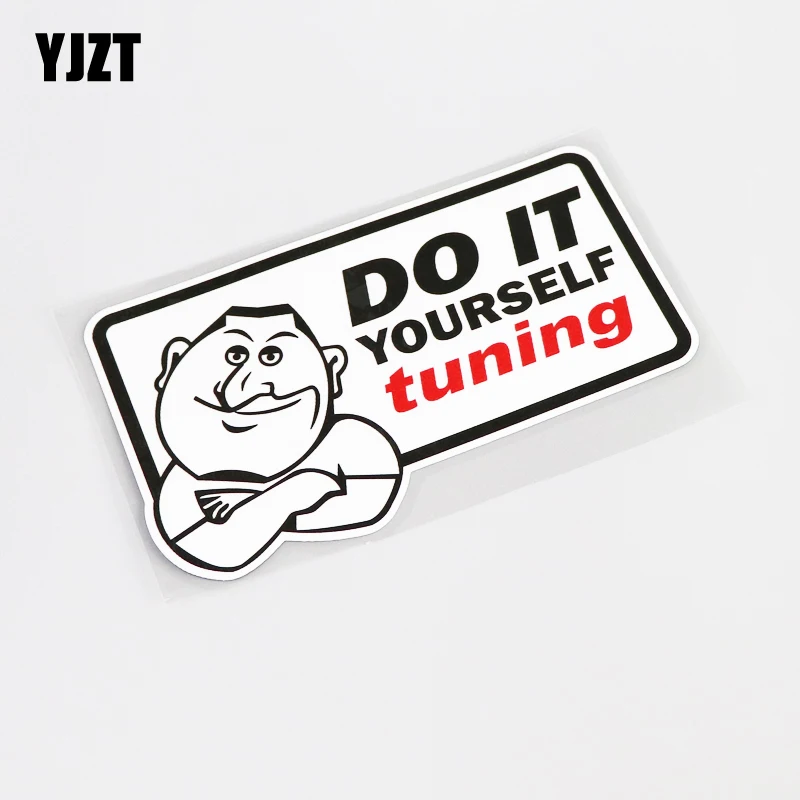 YJZT 14.5CM*8.3CM Cartoon Fun Do It Yourself Tuning Car Sticker Decal PVC 13-0273 | Автомобили и мотоциклы
