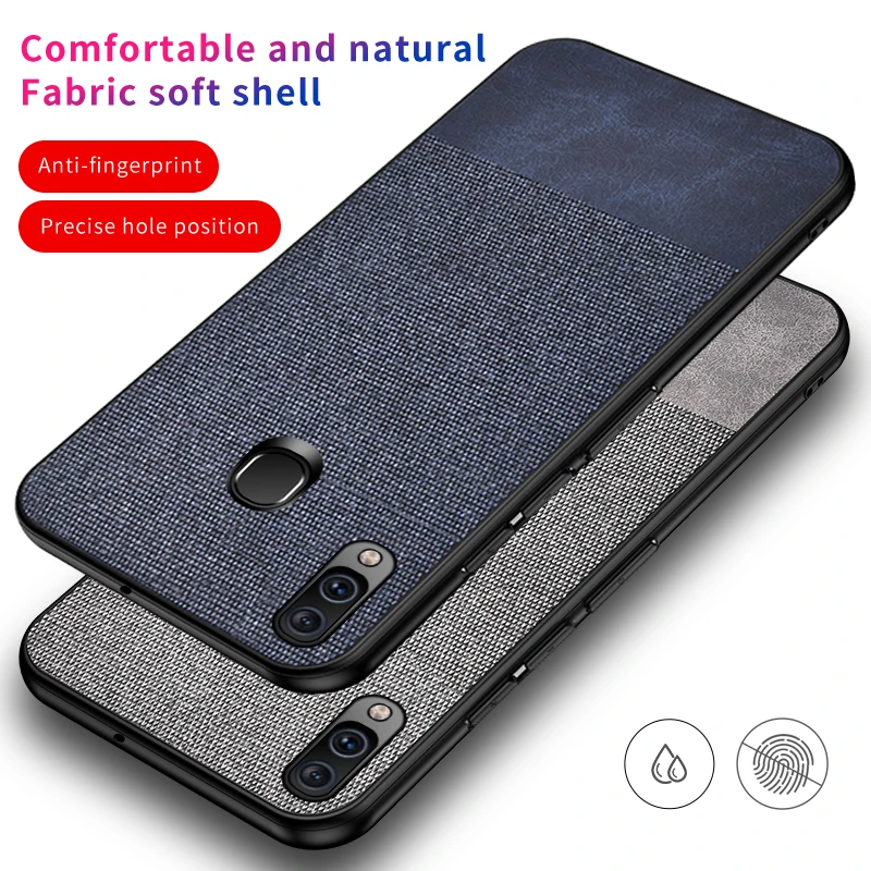 

cloth fabric silicone case for samsung galaxy a10 a30 a40 a50 a60 a70 a80 a90 m10 m20 m30 s8 s9 s10 j4 plus j6 j8 a6 a7 a9 2018