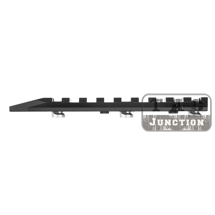 

Tactical Keymod 9 Slot Picatinny/Weaver Rail Segment Aluminum Mount Adapter for URX 4.0 Handguard Forend Section 4.5 inch 115mm