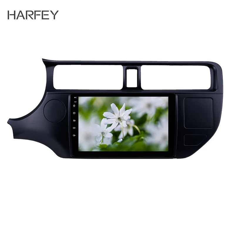 Harfey 9 дюймов Android 1 сенсорный экран GPS навигация Радио для Kia Rio LHD 2012 с USB WIFI AUX