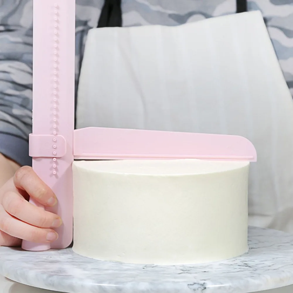 Регулируемый скребок для торта край кружева Гладкий полировщик инструменты украшения помадка Сахар ремесло DIY выпечки Кондитерские инструменты для торта
