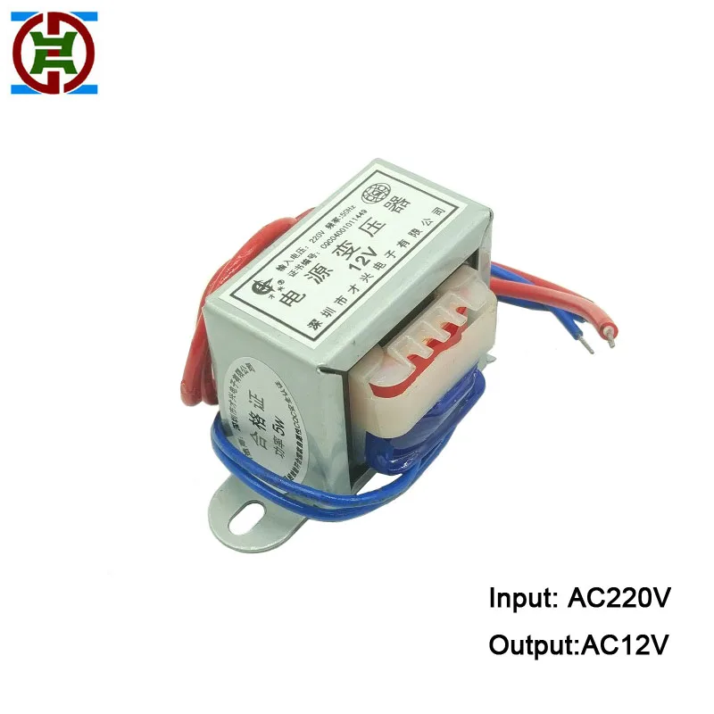 YDT EI41 5 Вт управляющий трансформатор 220 В до 6 в/9 В/12 В/15 В/18 в/24 В переменного тока 36 В полная мощность промышленного класса