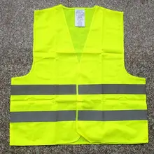 Защитный светоотражающий жилет, одежда, жилет для дорожного движения, Светоотражающий Жилет, 2 цвета на выбор