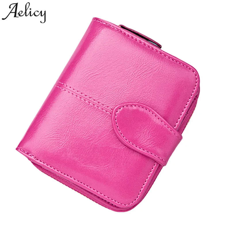Женский кошелек Aelicy модный из искусственной кожи многофункциональный маленькая