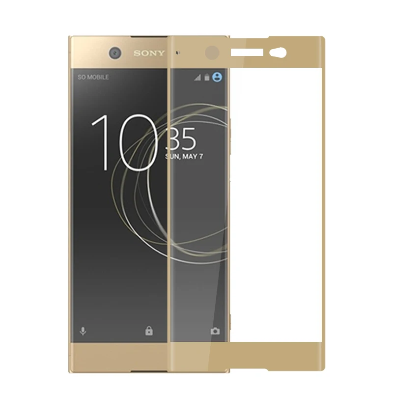 Закаленное стекло с полным покрытием для Sony Xperia XA1 plus Ultra 3D Защитная пленка экрана