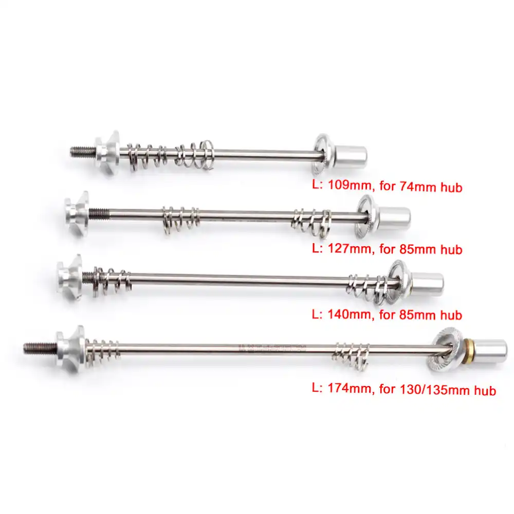 TiTo Quick Release Titanium Alloy Skewer Set BMX MTB Road Bike Bicycle Wheel Hub