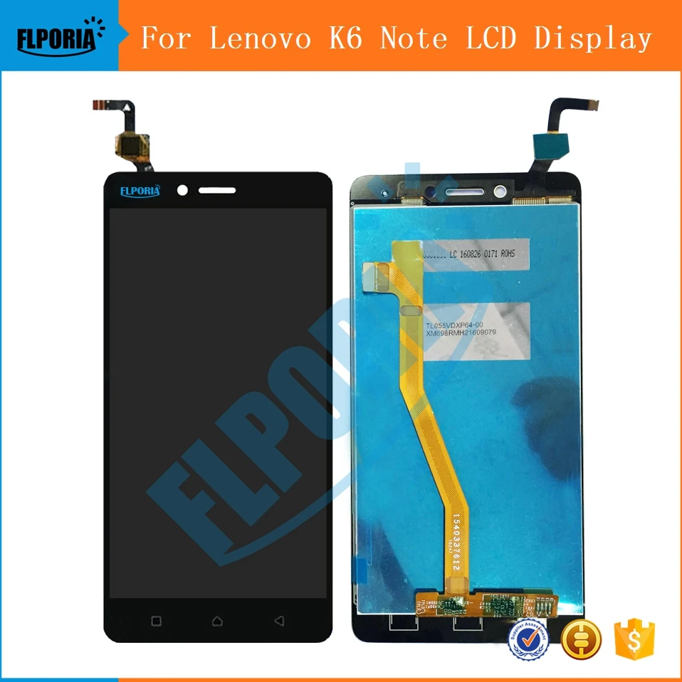 LEN004 For Lenovo K6 Note LCD Display With Touch Screen Digitizer Assembly Original For K6 Note Replacement Parts (3)