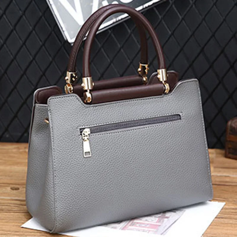 Women Leather Handbags Tassel Female Stitching Messenger Shoulder Bag Ladies Crossbody Bags Bolsa Top-Handle Purse Tote SS7236 (3)